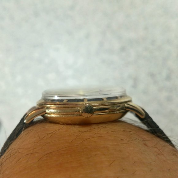 RARE 50's Omega Bumper Automatic 14K Gold Watch - Picture 3 of 8